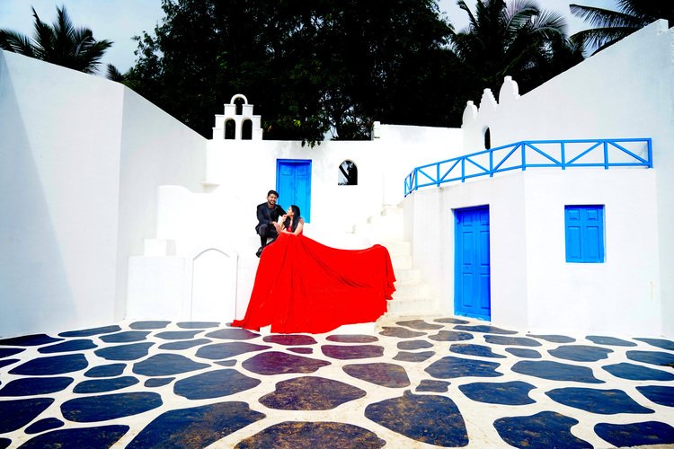 Pre-Wedding Photoshoot at Shire Studio in Bengaluru