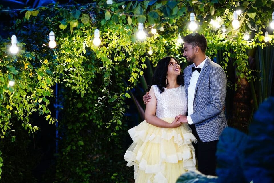 Prewedding photoshoot at Elements Resort Bangalore