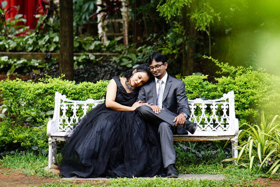 Rented costumes for pre-wedding photoshoot in Bangalore