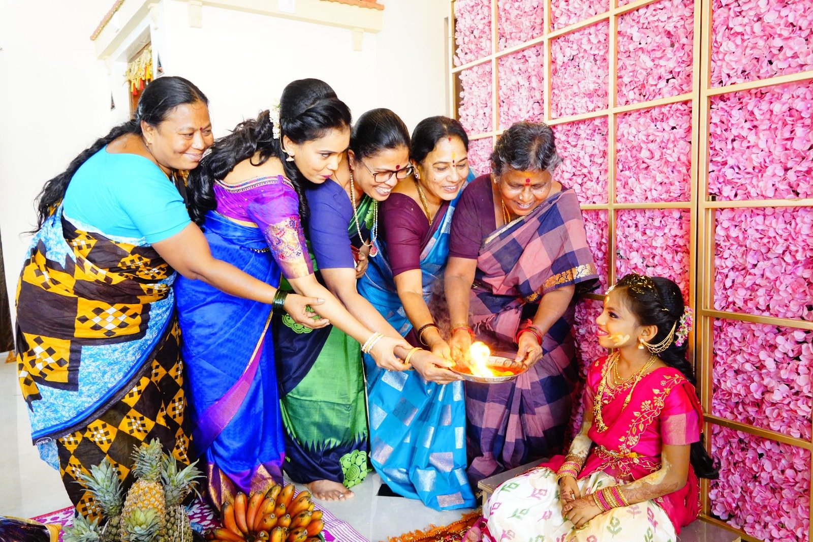 Puberty function photographers in Bangalore