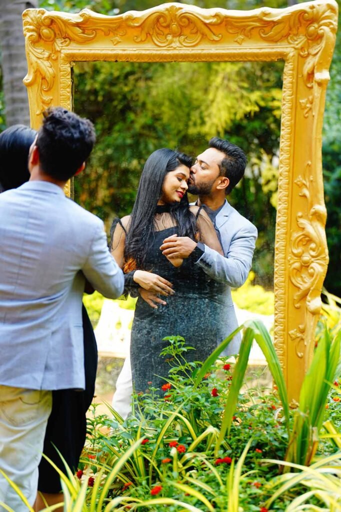 Back Hug Couple Pose